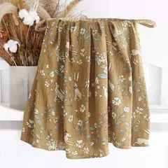 Portátil de bambu algodão Swaddle cobertor define para recém-nascidos, berço cobertor, macio, leopardo impressão, viagens, bebês na internet
