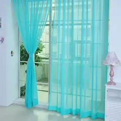 Romântico Quarto Gaze Cortina, Sala, Home Decor, Janela Sheer, Voile Cortinas, Janelas Tulle, Cortinas de porta na internet