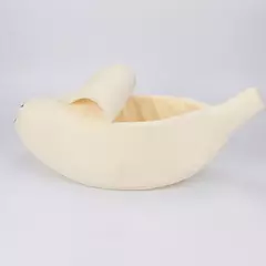 Banana gato cama casa engraçado bonito aconchegante gato esteira camas quente durável portátil pet cesta canil cão almofada gato suprimentos multicolorido - loja online