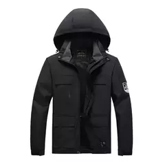 Jaqueta com capuz impermeável para homens, blusão ao ar livre, roupas esportivas, tamanho grande, campo, escalada, plus size, 5XL, 6XL, 7XL, 8XL - Wolf Magazine