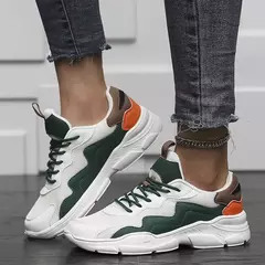 Tênis leves em malha para homens e mulheres, sapatos casuais versáteis e respiráveis, tênis pretos