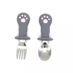 Baby Cartoon Tableware Set, Crianças Utensílio, Aço Inoxidável, Criança Louça, Talheres, Alimentação Colher, Garfo, Infantil - loja online