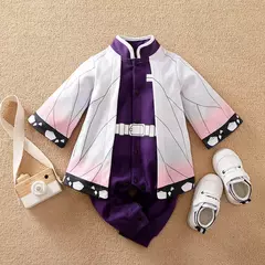 Traje recém-nascido do bebê anime macacão menino kakashi akatsuki chopper zoro vegeta cosplay roupas infantis macacão 0-18 meses - loja online