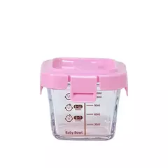 Imagem do Caixa de armazenamento de alimentos de vidro para pequeninos, Baby Cup, Safe Microwave Safe, Frozen, 170ml