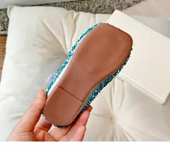 Sapatos cristal para meninas de 2 a 6 anos