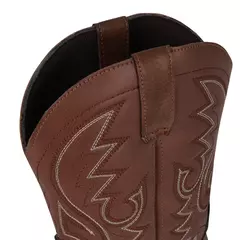 Botas de cowboy ocidentais artesanais para homens, botas bordadas de dedo apontado na panturrilha, botas de equitação novas - loja online