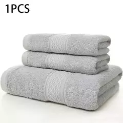 Imagem do Toalha de banho macia e absorvente para adultos, toalha doméstica, Jacquard, cor lisa, toalha grande, grossa, 100% algodão puro, novo