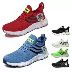 Homens tênis respirável clássico sapatos casuais homem tênis 2024 novo ao ar livre confortável malha sapatos masculinos tenis masculino - comprar online