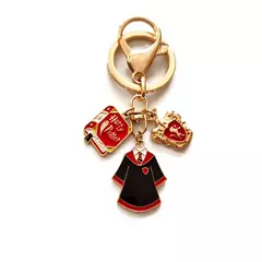 Hogwarts Badge Keychain para Crianças, Harry Potter, Periféricos de Filme, Pingentes Mochila, Decorações de Festa, Grifinória Sonserina, Brinquedos Presente - Wolf Magazine