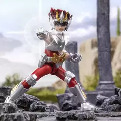 Original saint seiya animação brinquedos periféricos galáxia versão pano de ouro aiolos shura ikki shun modelo móvel figura coleção