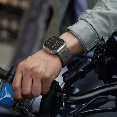 Pulseira esportiva de silicone para apple watch ultra 2 band 49mm pulseira correa de aço inoxidável iwatch série 9 8 7 se 10 45mm 44mm 46mm - comprar online