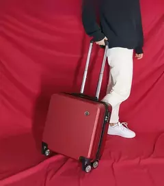 ABS Bagagem Pull Bar Box, Saco De Alta Qualidade, 18 Polegada Mala, Sacos De Via - Wolf Magazine