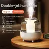 Umidificador de ar de grande capacidade para quarto, Portable USB Water Clipper, Casa com Nightlight, Purificador de ar, Difusor de Aroma