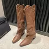 Botas altas de coxa para mulheres, botas longas de cavaleiro feminino, sapato grosso, zíperes traseiros, moda para meninas, inverno