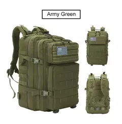 Mochila de viagem tática impermeável para homens, mochilas de grande capacidade, esportes ao ar livre, bolsas multifuncionais 50L, 35L, 25L - comprar online