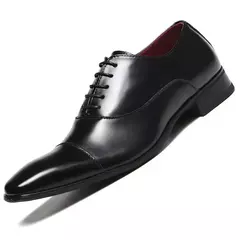 Sapato de couro clássico masculino de negócios, confortável deslizar sobre sapatos, oxfords, moda, novo, tamanho 46, 2023 - comprar online