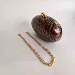 Mini Acrílico Clutch Bag para Senhoras, Handle Box, Brown Pearl, Marca de Luxo, Design Básico, Casual, Festa, Casamento, Viagem, Bolsas - comprar online