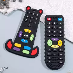 Imagem do Bebê dentição brinquedos silicone mordedor mordedor mordedores para desenvolvimento de bebês chocalho bebê recém-nascido infantil sensorial brinquedos do bebê 0-3-6-12 m
