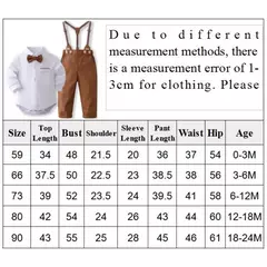 Conjunto formal de roupas cavalheiras para o bebê infantil macacão sólido, traje de primeiro aniversário do menino, roupas infantis de algodão infantil, 0-24 meses