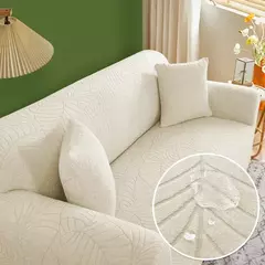 Capa de sofá Jacquard grossa para sala de estar, capa elástica de sofá de canto em forma de L, 1 lugares, 2 lugares, 3 lugares, 4 lugares - Wolf Magazine