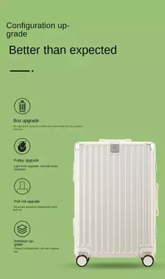 Imagem do Rolling Bagagem Trolley Case, Mala de Viagem, Universal Roda, bagagem de Mão com suporte para copos, Boarding Case, 20 ", 22", 24 ", 26";;VERDADEIRO;;"26 ,Green