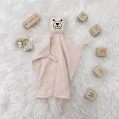 Personalizado Bordado Bebê Consolador, Urso Dormir Cobertor De Segurança, Algodão Musselina Consolador, Nome Nome, Presente do chuveiro do bebê - Wolf Magazine