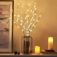 Bateria operado Birch Branch LED Light, luzes festivas brancas, festa de Natal, decoração do casamento, galho, ao ar livre, 1 pc