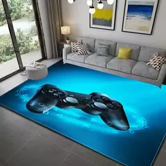 3d impressão gamer controlador padrão sala de estar tapetes antiderrapante cas na internet