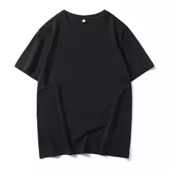 Camiseta pesada grande para homens, camiseta de manga curta, blusa lisa, roupa casual masculina, 12 cores, 100% algodão, verão