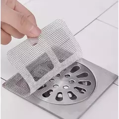 Malha descartável do coletor do dreno do cabelo, filtro antibloqueio, etiqueta dos drenos do assoalho, tampa do chuveiro, cozinha, banheiro, filtro da pia, bujão na internet
