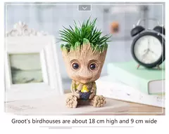 Desenhos animados Groot Figurines para Decoração de Casa, Modelo Miniatura, Desktop Display, Artesanato, Árvore Homem Ornamento, Decoração Do Escritório, 5cm - loja online