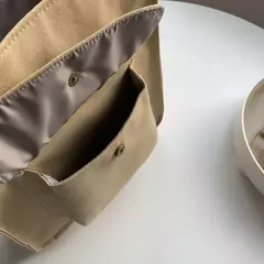 Imagem do Bolsa de ombro minimalista feminina, sacos de lona casual portátil crossbady