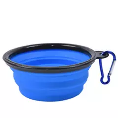 Dobrável pet silicone cão comida tigela de água acampamento ao ar livre viagem portátil dobrável suprimentos para animais de estimação tigela pratos com mosquetão na internet