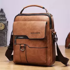 Bolsa de ombro de couro durável para homens, Crossbody Sling Bags, Travel Pack, alta qualidade, moda