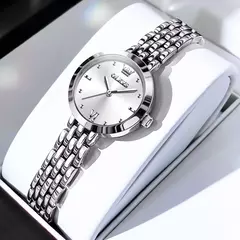 OLEVS-Relógio de pulso impermeável para mulheres, luxo, marca superior, elegante, moda, dourado, original, simples, quartzo, senhoras - comprar online