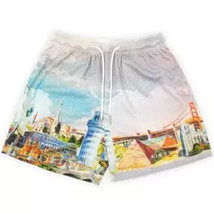 KINÉTICA Maré Nova Mens Verão Esportes Fitness Correndo Basquete Praia Shorts Masculino Jogging Casual Malha Quick Dry Tendência Calças Curtas - comprar online