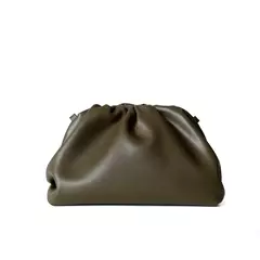 Saco de Nuvem de Couro Genuíno para Mulheres, Couro Macio, Ombro Crossbody Bags, Alta Qualidade, Embreagens Femininas Noite, Senhoras, 2023 na internet