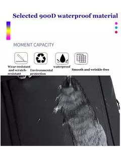 Imagem do Display led mochila de viagem de negócios 15.6 Polegada portátil mochila dos homens diy inteligente mochila escolar mulher mochila multimídia