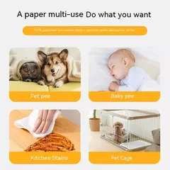 Pet descartável xixi papel cão xixi almofada sucção fralda desodorização pet gato treinamento suprimentos de toalete, acessórios de limpeza - loja online