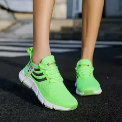 Homens tênis casuais verão respirável sapatos esportivos leve malha ao ar livre tênis de corrida atlético jogging tenis sapatos caminhada - comprar online