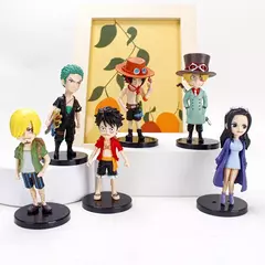 6 pçs/set Anime One Piece Action Figure PVC Luffy Nova Ação Colecionável Modelo Decorações Boneca Crianças Brinquedos Para Presente de Natal - comprar online