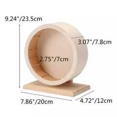 Natural Madeira Hamster Roda, Correndo Brinquedo, Multiuso, Cobaia, Roda Rotatória, Exercício, Pequeno Pet, Esportes, Hamster, Ratos - comprar online
