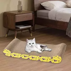 Arranhando Lounge Bed para gatos, Coçar Board, Coçar cama, Papelão, Scratch Pad, Ninho, Gatos pequenos, médios, grandes - comprar online
