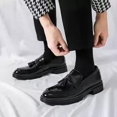 Mocassins macios masculinos, sapatos de couro borla, sapatilha de condução, marca de luxo, plus size, 46, alta qualidade, moda - comprar online