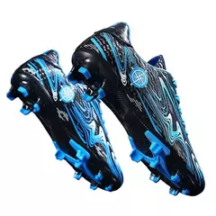 Sapatos de futebol respiráveis dos homens botas de futebol de pico longo das mulheres das crianças jovens esportes bola sapatos competição calçado de treinamento
