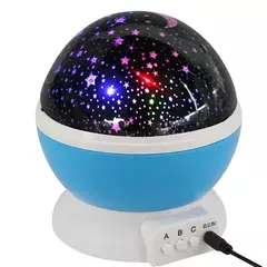 Starry Sky Rotating LED Night Light para crianças, Projetor Galaxy, Planetário, Star Night Lights, Moon Light, Gift Lamp for Kids, Bedroom Lamp