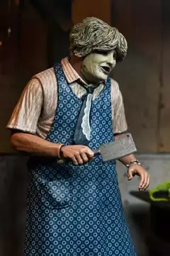 Figura de ação final original NECA 41607 50o aniversário Leatherface 7 polegadas