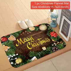Decorações de Feliz Natal para Casa, Capacho De Alce, Ornamento De Ano Novo, Decoração De Festa De Natal, Natal Noel Rug, Presentes, 2024, 2025 - loja online