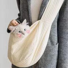 Saco de transporte de filhote de cachorro ao ar livre saco de transporte de gato sacos de ombro crossbody saco de estilingue portátil gato cão saco de transporte de animais de estimação suppli