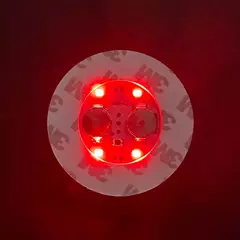 Brilhante LED Luminous Coaster Decor Adesivos, Luz Piscando, Night Club Bares, Garrafa de Vinho, Cup Decor, 10 Pcs